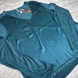 NWT Kalvin Top in Deep Green Gallant Pigment, Size L